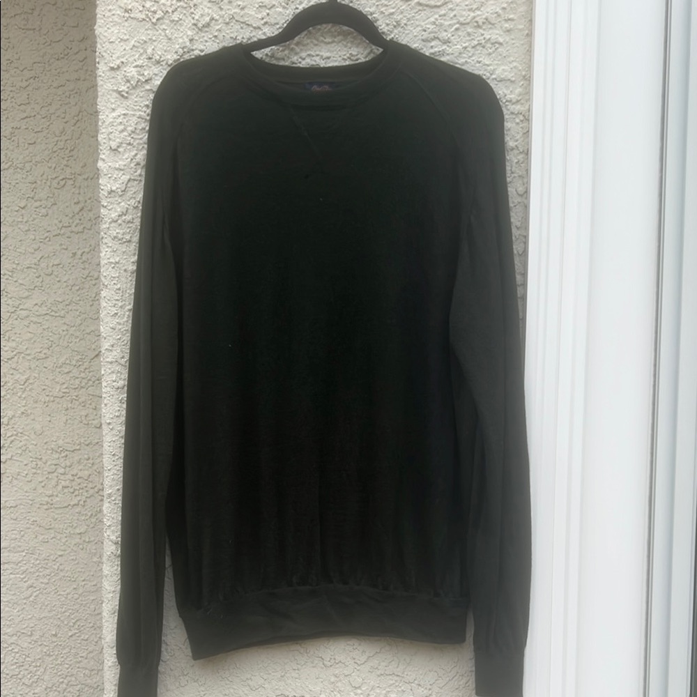 Good Man Brand Men's Dark Green Merino Sweater Size XL